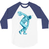 astronaut discus throwing 3/4 Sleeve Shirt