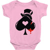 poker hat ace of spades Baby Onesie