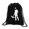 daryl the walking dead inspired Drawstring Bags