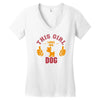 This Girl Loves Her Dog Women's V-Neck T-Shirt