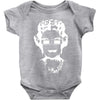 queen bee elizabeth 3d glasses Baby Onesie