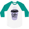 cool coffee please t shirt 3/4 Sleeve Shirt