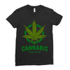 cannabis for medical use only Ladies Fitted T-Shirt