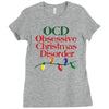 ocd obsessive christmas disorder Ladies Fitted T-Shirt