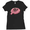 wookie cushion Ladies Fitted T-Shirt