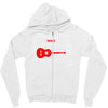 anti war guitar folk music writers Zipper Hoodie