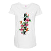 Pride Floral Maternity Scoop Neck T-shirt
