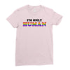 I'm Only Human Ladies Fitted T-Shirt