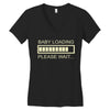 baby loading Women's V-Neck T-Shirt