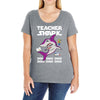 Teacher Shark Doo Ladies Curvy T-Shirt
