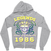 legends are born in 1986 hoodie 9 Zipper Hoodie