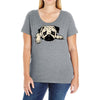 ruff patch rescue mascot Ladies Curvy T-Shirt