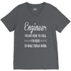 i'm not here to talk V-Neck Tee