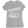 flasher Ladies Fitted T-Shirt