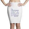 The Universe Is Made Of Protons Neutrons Elektrons And Morons Pencil Skirts