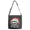 skull biker Adjustable Strap Totes