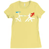 tour de france 2016 bike cycling Ladies Fitted T-Shirt
