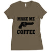make me coffee Ladies Fitted T-Shirt