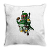 boba fatt Throw Pillow