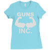 guns inc Ladies Fitted T-Shirt