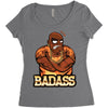 badass Women's Triblend Scoop T-shirt
