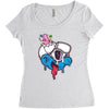 krim lim Women's Triblend Scoop T-shirt