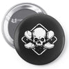 skate until the end black Pin-back button