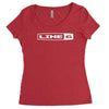 line 6 new Women's Triblend Scoop T-shirt