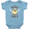 angel pug [converted] Baby Bodysuit