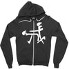 unisex funny graphic Zipper Hoodie