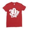 300 club Ladies Fitted T-Shirt