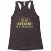 proud cousin of an awesome u.s marine Racerback Tank