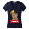 xxxtentacion Women's V-Neck T-Shirt