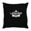 legends are born in march Throw Pillow
