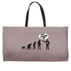 stop following me monkey Weekender Totes