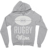 rugby mom Zipper Hoodie