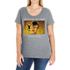 Gustav Klimt The Kiss Ladies Curvy T-Shirt