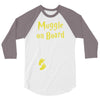 Muggle On Board Yellow 3/4 Sleeve Shirt