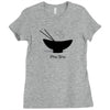 Pho Sho gif riceback Ladies Fitted T-Shirt