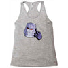 mega flipped off Racerback Tank