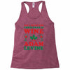 all i want for christmas is wine and adam levine Racerback Tank
