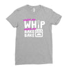 watch me whip watch me bake bake Ladies Fitted T-Shirt