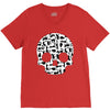 cat skull V-Neck Tee