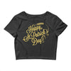 happy st patrick's day Crop Top