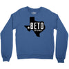 Beto For Senate Texas Map Crewneck Sweatshirt