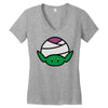 piccolo satan Women's V-Neck T-Shirt