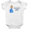 fashionably late Baby Bodysuit