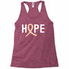Hope Uterine Cancer Awareness Racerback Tank
