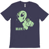 alien believe space sci fi ufo nerd T-Shirt