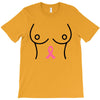 breast with pink ribbon T-Shirt